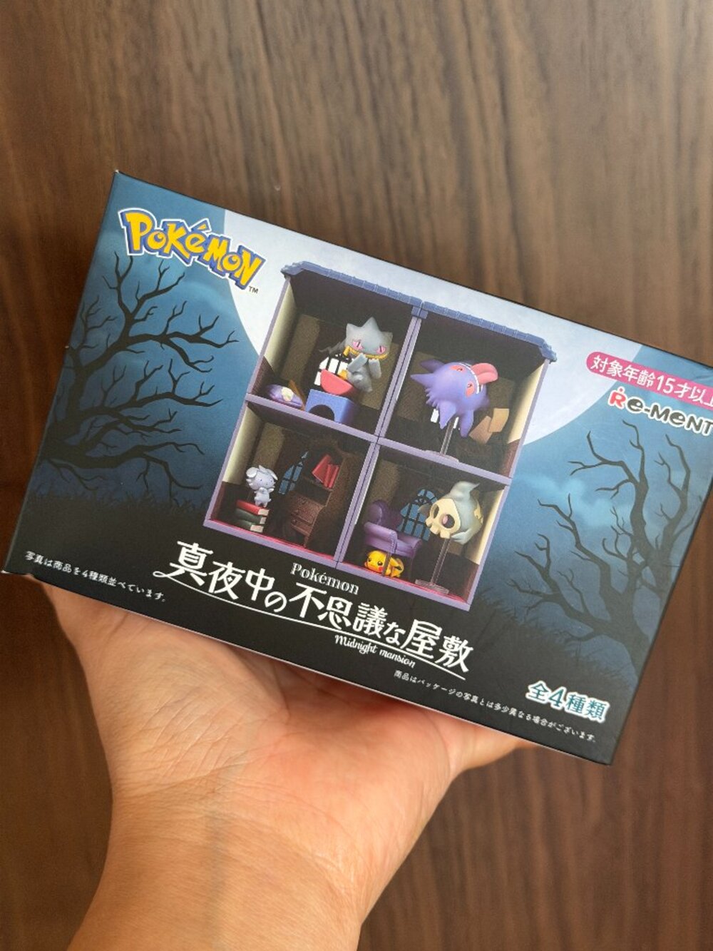 Pokemon Rement Midnight Mansion Series 1 Figures COMPLETE SET OF 4